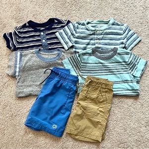 Gap Kids and Crewcuts T-Shirt and Shorts Bundle Size 3